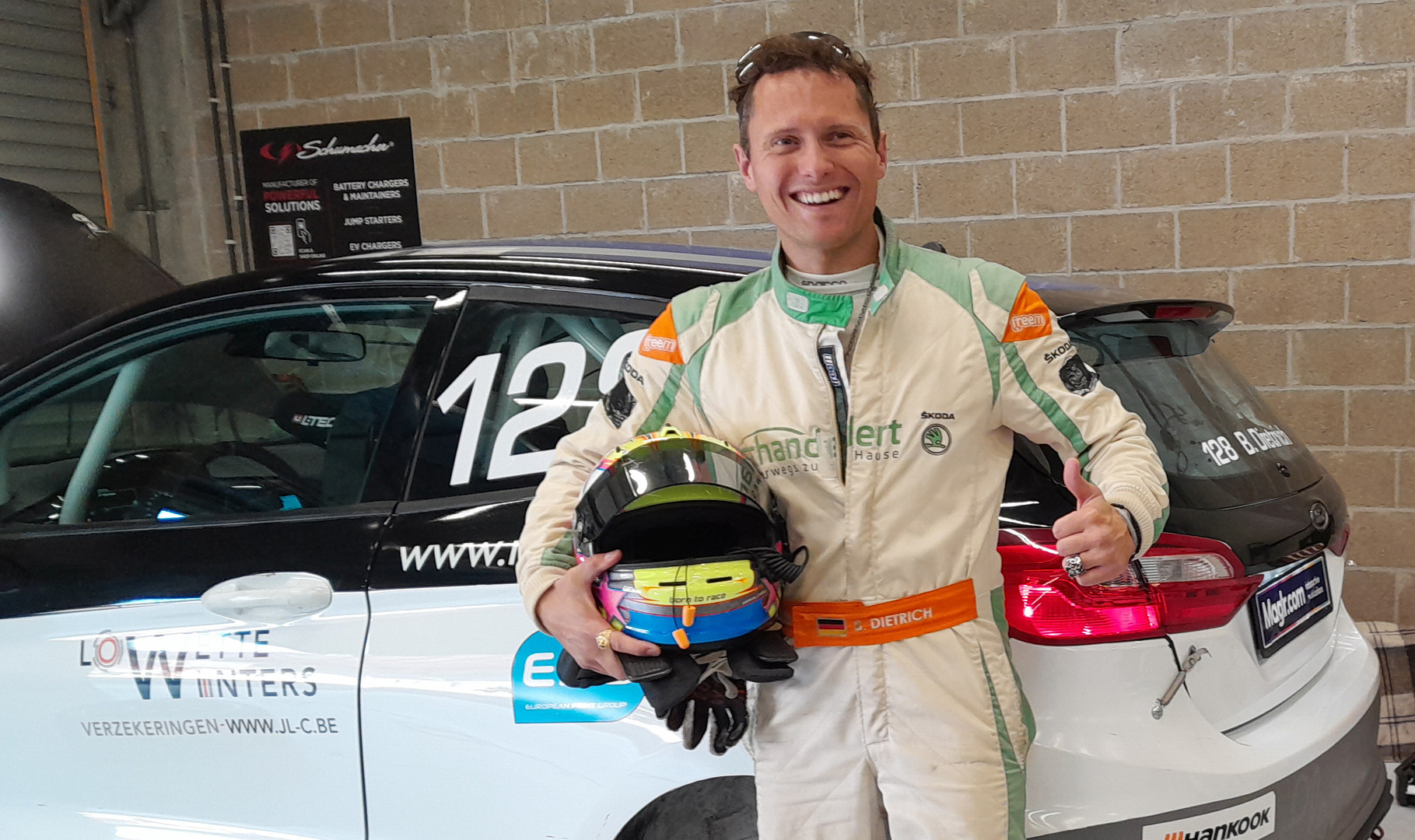 Björn Dietrich op Spa Francorchamps van pech naar podium Ford Fiesta Cup